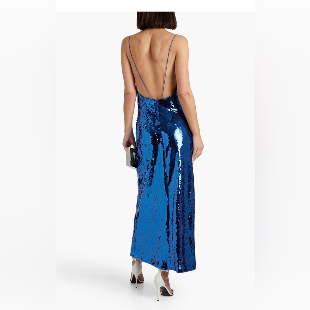 Ronny Kobo Shelly Sequined Chiffon Maxi Dress - Picture 2 of 3